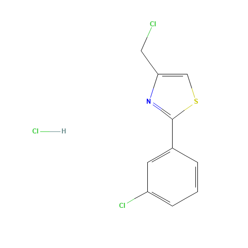 4-(Chloromethyl)-2-(3-chlorophenyl)thiazolehydrochloride (CAS: 690632-83-8) - Related Chemical Product