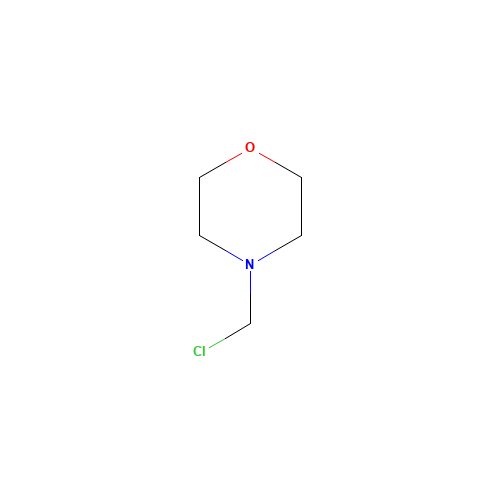 4-(Chloromethyl)morpholine (CAS: 16158-87-5) - Chemical Structure and Molecular Formula 