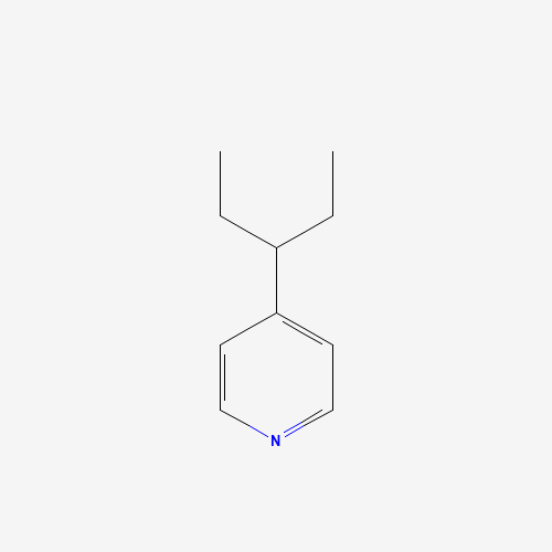 4-(Pentan-3-yl)pyridine chemical structure 4-(Pentan-3-yl)pyridine (CAS: 35182-51-5) - Chemical Structure and Molecular Formula
