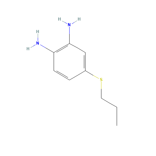 4-(Propylsulfanyl)-1,2-benzenediamine (CAS: 66608-52-4) - Related Chemical Product