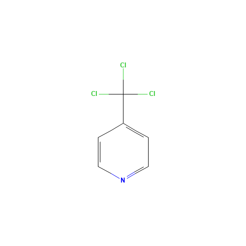 4-(trichloromethyl)pyridine (CAS: 22796-40-3) - Chemical Structure and Molecular Formula 