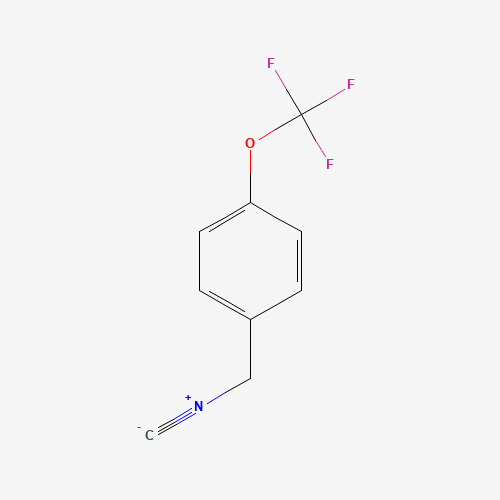 4-(Trifluoromethoxy)benzyl isocyanide (CAS: 1029634-31-8) - Chemical Structure and Molecular Formula 