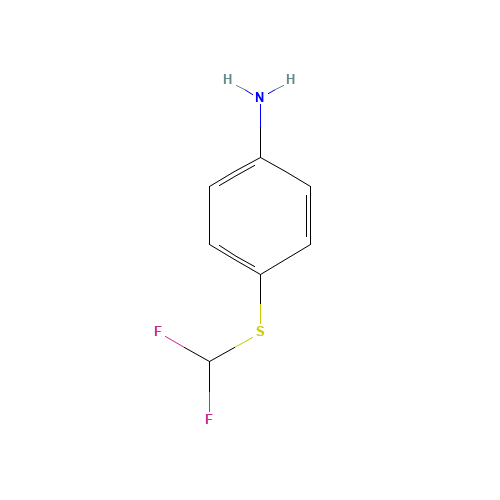 4-[(Difluoromethyl)sulfanyl]aniline (CAS: 24933-60-6) - Related Chemical Product