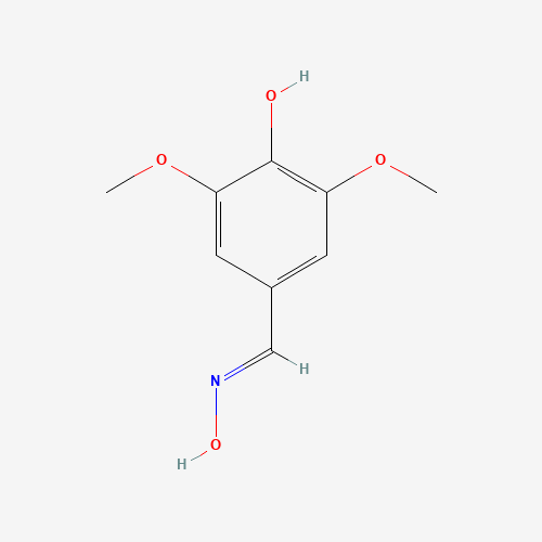 4-[(Hydroxyamino)methylene]-2,6-dimethoxy-2,5-cyclohexadien-1-one (CAS: 5032-13-3) - Chemical Structure and Molecular Formula 