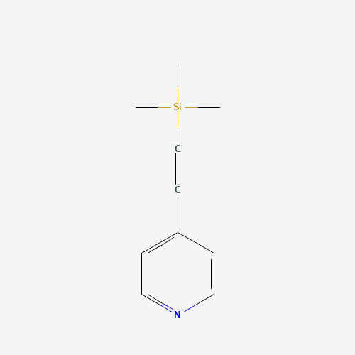 4-[(Trimethylsilyl)ethynyl]pyridine (CAS: 133810-35-2) - Chemical Structure and Molecular Formula 