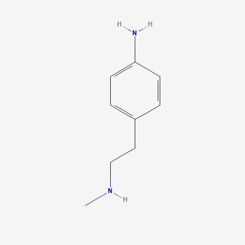 4-[2-(Methylamino)ethyl]aniline (CAS: 32868-32-9) - Chemical Structure and Molecular Formula 