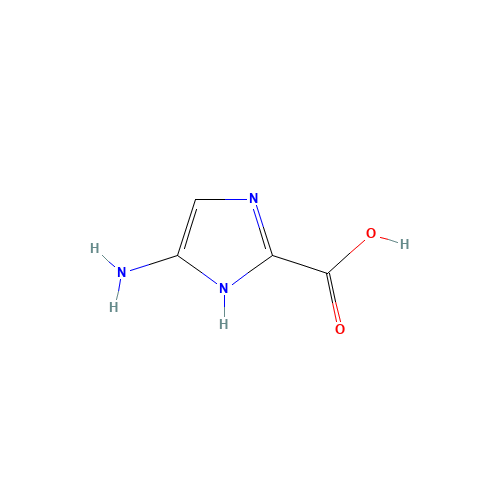 4-Amino-1H-imidazole-2-carboxylic acid (CAS: 155815-92-2) - Chemical Structure and Molecular Formula 