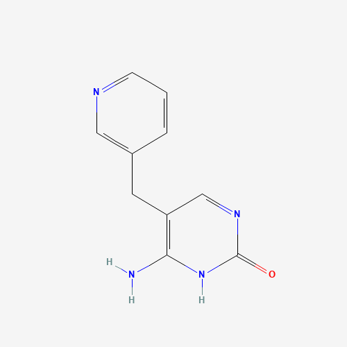 4-Amino-5-(3-pyridinylmethyl)-2(1H)-pyrimidinone (CAS: 889939-36-0) - Chemical Structure and Molecular Formula 