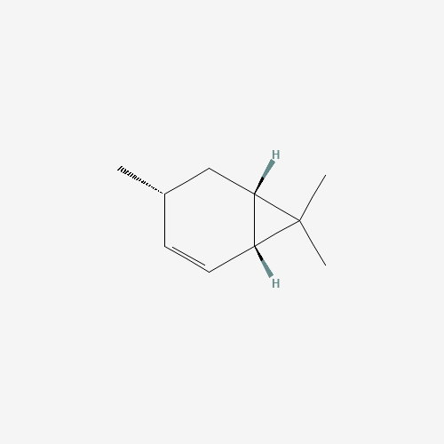 4-Carene, (1S,3R,6R)-(-)- (CAS: 5208-49-1) - Chemical Structure and Molecular Formula 