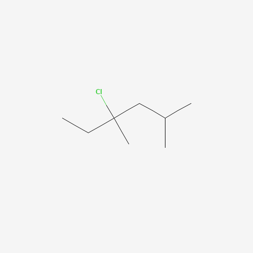 4-Chloro-2,4-dimethylhexane (CAS: 54059-76-6) - Chemical Structure and Molecular Formula 
