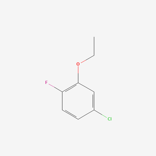 4-Chloro-2-ethoxy-1-fluorobenzene (CAS: 289039-34-5) - Chemical Structure and Molecular Formula 