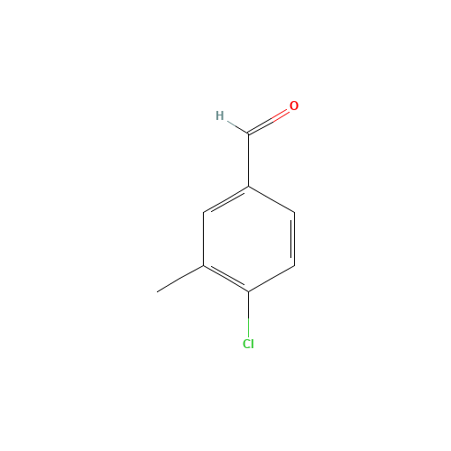 4-Chloro-3-methylbenzaldehyde (CAS: 101349-71-7) - Chemical Structure and Molecular Formula 