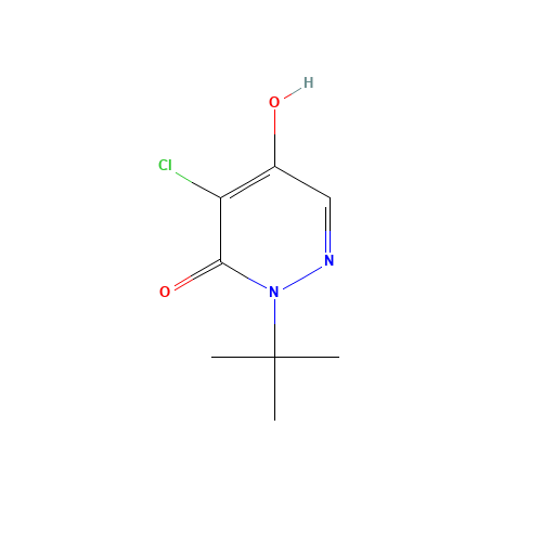 4-Chloro-5-hydroxy-2-(2-methyl-2-propanyl)-3(2H)-pyridazinone (CAS: 88093-48-5) - Related Chemical Product