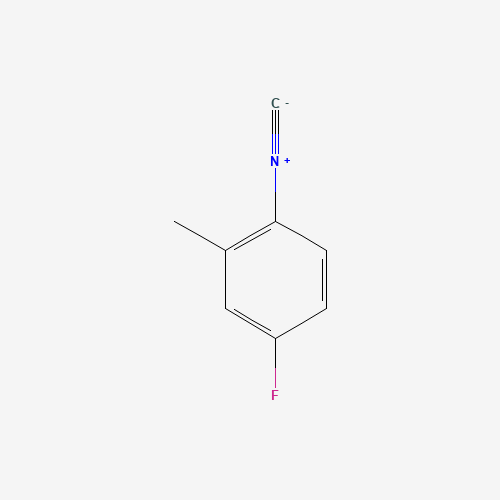 4-Fluoro-2-methylphenyl isocyanide (CAS: 153797-68-3) - Chemical Structure and Molecular Formula 
