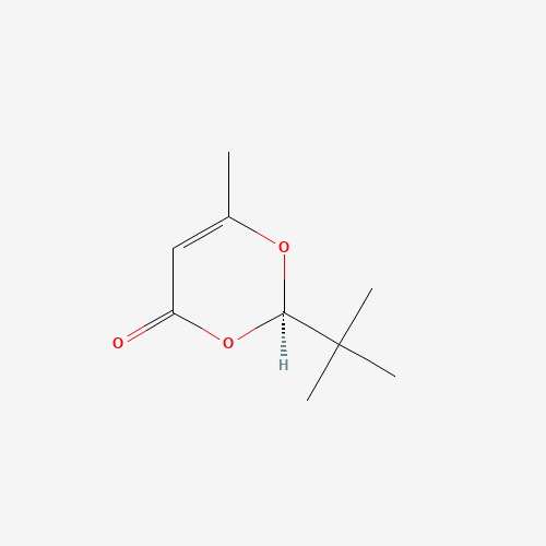 4H-1,3-Dioxin-4-one, 2-(1,1-dimethylethyl)-6-methyl-, (R)- (CAS: 107289-20-3) - Related Chemical Product
