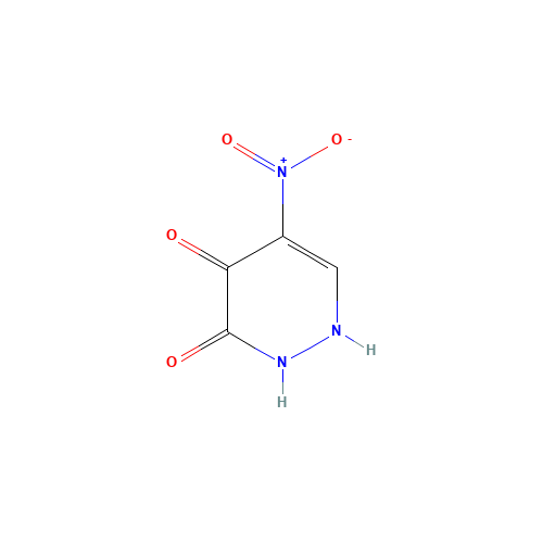 4-Hydroxy-5-nitro-3(2H)-pyridazinone (CAS: 2854-59-3) - Chemical Structure and Molecular Formula 