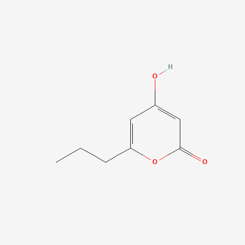 4-Hydroxy-6-propyl-2H-pyran-2-one (CAS: 18742-94-4) - Chemical Structure and Molecular Formula 