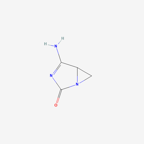 4-imino-1,3-diazabicyclo(3.1.0)hexan-2-one (CAS: 59643-91-3) - Chemical Structure and Molecular Formula 