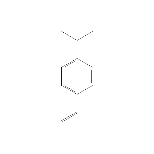 4-isopropyl styrene (CAS: 2055-40-5) - Chemical Structure and Molecular Formula 