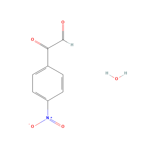 4-Nitrophenylglyoxal H2O (CAS: 92304-49-9) - Chemical Structure and Molecular Formula 