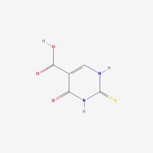 4-Oxo-2-thioxo-1,2,3,4-tetrahydropyrimidine-5-carboxylic acid (CAS: 23945-50-8) - Chemical Structure and Molecular Formula 