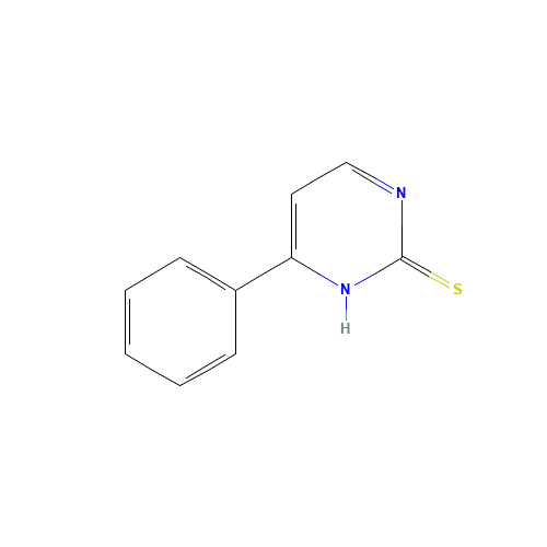 4-phenylpyrimidine-2-thiol (CAS: 60414-59-7) - Chemical Structure and Molecular Formula 
