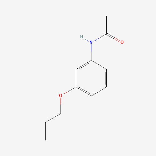 4-propoxyacetaniline (CAS: 55792-52-4) - Chemical Structure and Molecular Formula 