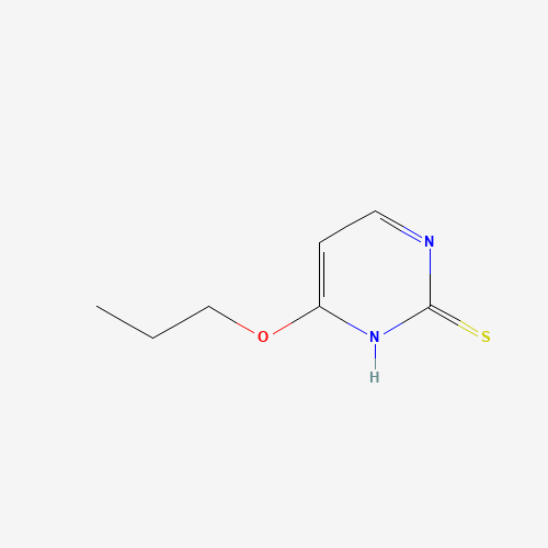 4-propoxypyrimidine-2-thiol (CAS: 438219-92-2) - Chemical Structure and Molecular Formula 