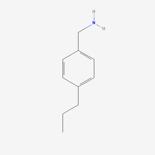 4-Propylbenzylamine (CAS: 538342-98-2) - Chemical Structure and Molecular Formula 