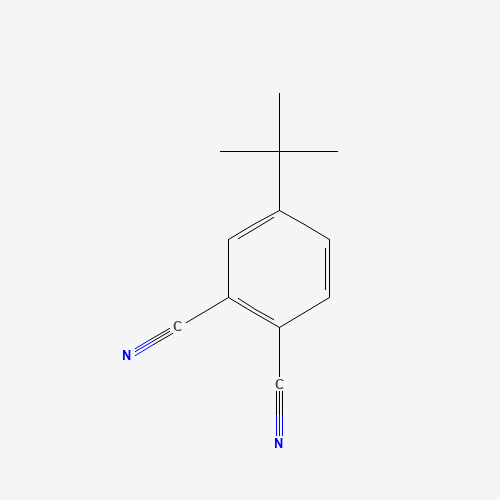 4-tert-Butylphthalonitrile (CAS: 32703-80-3) - Chemical Structure and Molecular Formula 