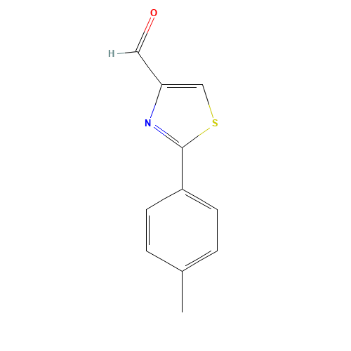 4-thiazolecarboxaldehyde, 2-(4-methylphenyl)- (CAS: 55327-29-2) - Related Chemical Product
