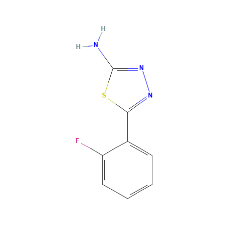 5-(2-fluorophenyl)-1,3,4-thiadiazol-2-amine (CAS: 59565-51-4) - Related Chemical Product