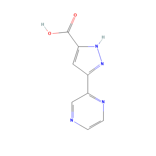 5-(2-Pyrazinyl)-1H-pyrazole-3-carboxylic acid (CAS: 1029108-75-5) - Related Chemical Product