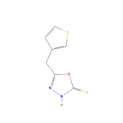 5-(3-thienylmethyl)-1,3,4-oxadiazole-2-thiol (CAS: 262856-02-0) - Related Chemical Product
