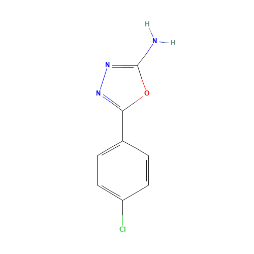 5-(4-Chlorophenyl)-1,3,4-oxadiazol-2-amine (CAS: 33621-61-3) - Related Chemical Product