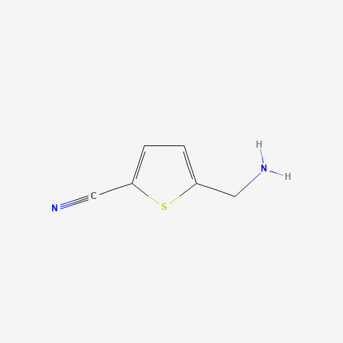5-(Aminomethyl)-2-thiophenecarbonitrile (CAS: 227279-10-9) - Chemical Structure and Molecular Formula 