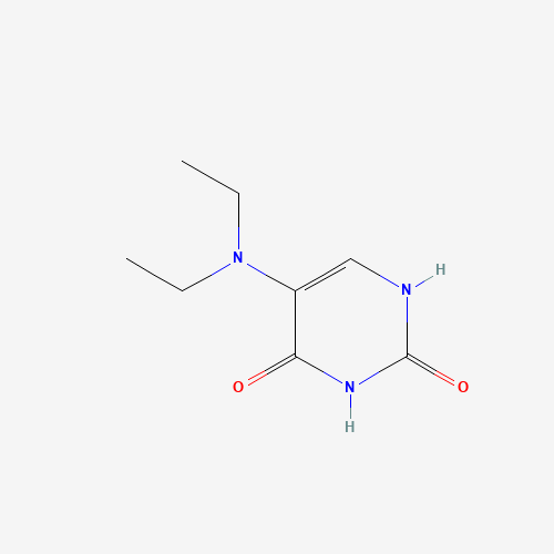 5-(Diethylamino)uracil (CAS: 55476-36-3) - Chemical Structure and Molecular Formula 