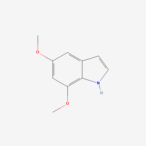 5,7-Dimethoxy-1H-indole (CAS: 27508-85-6) - Chemical Structure and Molecular Formula 