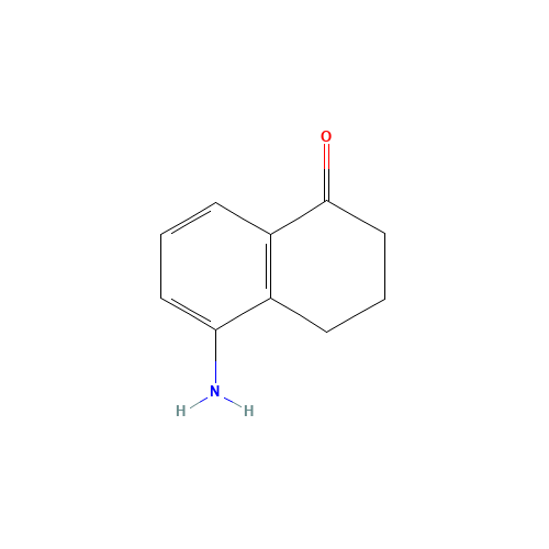 5-Amino-3,4-dihydro-1(2H)-naphthalenone (CAS: 41823-28-3) - Chemical Structure and Molecular Formula 