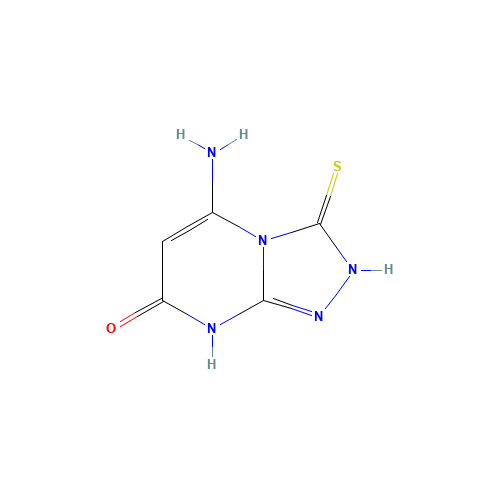 5-amino-3-sulfanyl[1,2,4]triazolo[4,3-a]pyrimidin-7-ol (CAS: 41266-68-6) - Related Chemical Product