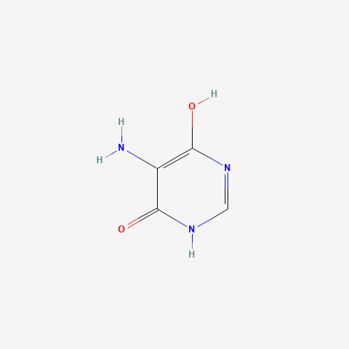 5-aminopyrimidine-4,6-diol (CAS: 69340-97-2) - Chemical Structure and Molecular Formula 