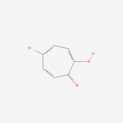 5-Bromo-2-hydroxycyclohepta-2,4,6-trien-1-one (CAS: 3172-00-7) - Chemical Structure and Molecular Formula 