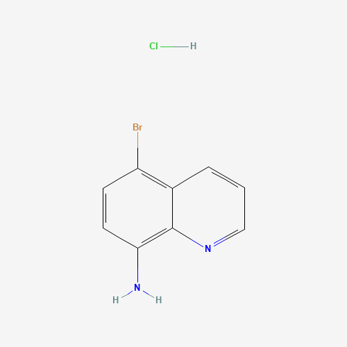 5-Bromoquinolin-8-amine hydrochloride (CAS: 297760-76-0) - Chemical Structure and Molecular Formula 