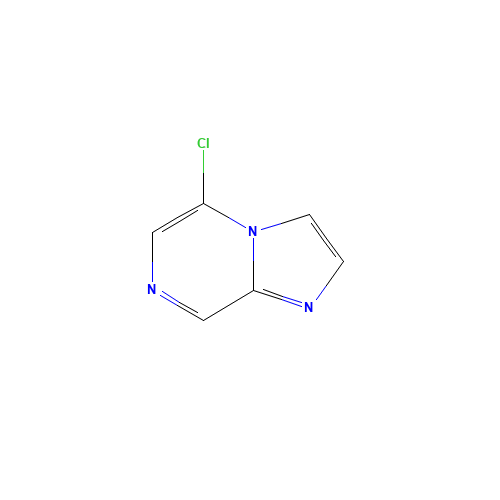 5-chloroimidazo[1,2-a]pyrazine (CAS: 63744-41-2) - Chemical Structure and Molecular Formula 