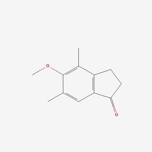 5-Methoxy-4,6-dimethyl-1-indanone (CAS: 109025-37-8) - Chemical Structure and Molecular Formula 