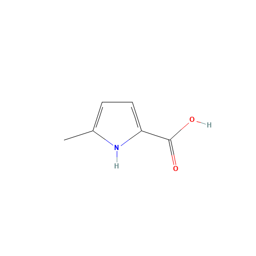 5-Methyl-1H-pyrrole-2-carboxylic acid (CAS: 3757-53-7) - Chemical Structure and Molecular Formula 