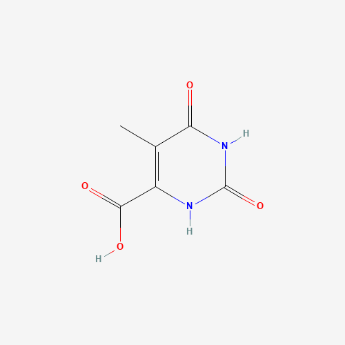 5-methyl-2,6-dioxo-1,2,3,6-tetrahydropyrimidine-4-carboxylic acid (CAS: 3993-73-5) - Chemical Structure and Molecular Formula 