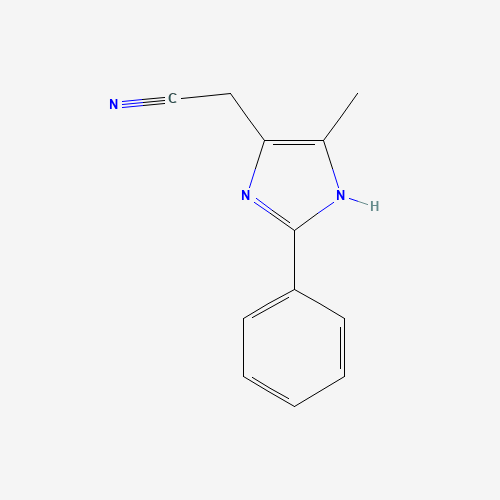 5-Methyl-2-phenyl-1H-imidazole-4-acetonitrile (CAS: 58261-91-9) - Related Chemical Product