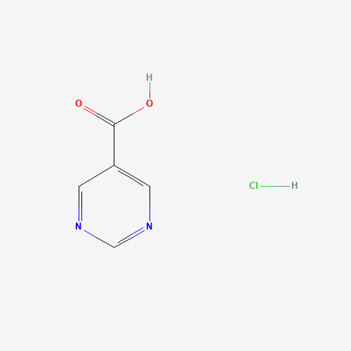 5-Pyrimidinecarboxylic acid hydrochloride (CAS: 409357-05-7) - Chemical Structure and Molecular Formula 