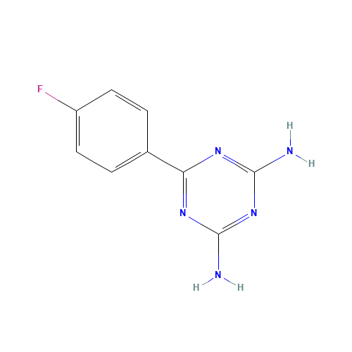 6-(4-fluorophenyl)-1,3,5-triazine-2,4-diamine (CAS: 30530-44-0) - Related Chemical Product